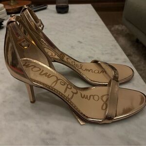 Sam Edelman gold heels 9.5 nwot